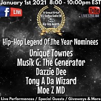 Outlaw Radio Hip Hop Legend Nominee